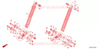 SUSPENSION AVANT pour Honda LITTLE CUB 50 de 2008