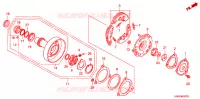 EMBRAYAGE UNIDIRECTIONNEL pour Honda WAVE 110 Spoked wheels, Kick start de 2010