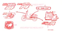 AUTOCOLLANTS pour Honda LITTLE CUB 50 de 2002