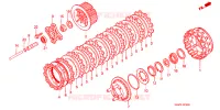 EMBRAYAGE pour Honda GL 1500 GOLD WING ASPENCADE de 1999
