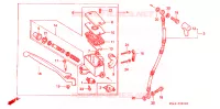 MAITRE CYLINDRE DE FREIN AVANT pour Honda GL 1500 GOLD WING ASPENCADE de 1994