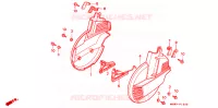 CACHES DISQUES pour Honda GL 1500 GOLD WING ASPENCADE de 1996