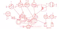 AUTOCOLLANTS pour Honda GL 1500 GOLD WING SE de 1997