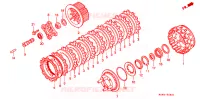 EMBRAYAGE pour Honda GL 1500 GOLD WING SE de 1997