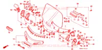 PARE BRISE pour Honda GL 1500 GOLD WING SE de 1997
