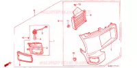 CARENAGE LATERAL G pour Honda GL 1500 GOLD WING SE de 1996