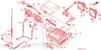 RADIO pour Honda GL 1500 GOLD WING SE de 1998