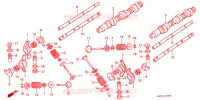 ARBRE A CAMES pour Honda GL 1500 GOLD WING SE de 2000