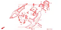 COUVERCLES LATERAUX pour Honda CBR 900 RR de 1996