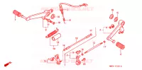 PEDALE pour Honda CBR 900 RR de 1996