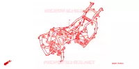 CADRE pour Honda GL 1500 GOLD WING INTERSTATE de 1996