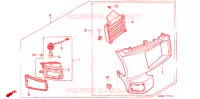 CARENAGE LATERAL G pour Honda GL 1500 GOLD WING INTERSTATE de 1996