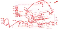 MAITRE CYLINDRE DE FREIN ARRIERE pour Honda GL 1500 GOLD WING INTERSTATE de 1996