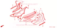 COUVERCLES LATERAUX pour Honda GL 1800 GOLD WING ABS NAVI de 2006
