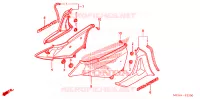 COUVERCLES LATERAUX pour Honda GL 1800 GOLD WING NAVI de 2008