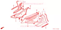 COUVERCLES LATERAUX pour Honda GL 1800 GOLD WING ABS NAVI de 2009