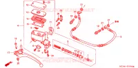 MAITRE CYLINDRE pour Honda GL 1800 GOLD WING ABS de 2004