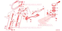 MAITRE CYLINDRE DE FREIN ARRIERE pour Honda GL 1800 GOLD WING NAVI de 2012