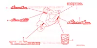 AUTOCOLLANTS pour Honda LEAD 50 de 1992