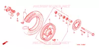 ROUE AVANT pour Honda LEAD 50 de 1992