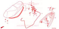 SELLE pour Honda LEAD 110 EX de 2008