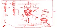 CARBURATEUR pour Honda 50 GYRO CANOPY de 2006