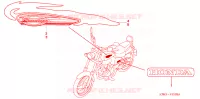 AUTOCOLLANTS pour Honda SHADOW TA 200 PHANTOM de 2006