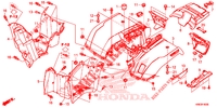 GARDE BOUE ARRIERE pour Honda FOURTRAX 500 FOREMAN RUBICON 4X4 AT IRS DCT de 2017
