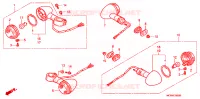 CLIGNOTANT pour Honda SHADOW VT 750 SPIRIT D de 2001