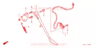 BEQUILLE pour Honda SHADOW VT 750 SPIRIT D de 2002