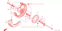 ROUE AVANT pour Honda SHADOW VT 750 SPIRIT D de 2006