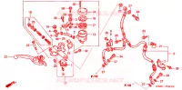 MAITRE CYLINDRE DE FREIN AVANT pour Honda VTR 1000 FIRE STORM de 2003