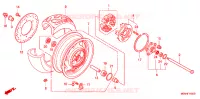 ROUE ARRIERE pour Honda VTX 1300 C de 2006