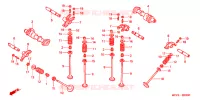 ARBRE A CAMES   SOUPAPE pour Honda VTX 1800 N Black crankcase de 2005