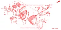 FILTRE A AIR pour Honda VTX 1800 S1 Silver crankcase de 2004