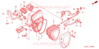 FILTRE A AIR pour Honda VTX 1800 S Silver crankcase, Chromed forks covers de 2004
