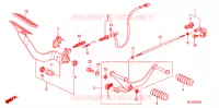 PEDALE pour Honda VTX 1800 S2 Black crankcase, Black radiator de 2006