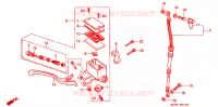 MAITRE CYLINDRE DE FREIN AVANT pour Honda VT 1100 SHADOW de 1995