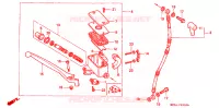 MAITRE CYLINDRE DE FREIN AVANT pour Honda GL 1500 GOLD WING INTERSTATE de 1990