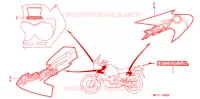 AUTOCOLLANTS pour Honda AFRICA TWIN 750 TYPE 2 de 2000