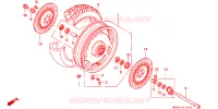 ROUE AVANT pour Honda VALKYRIE 1500 F6C TOURER de 1998