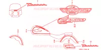 AUTOCOLLANTS pour Honda VALKYRIE 1500 F6C TOURER de 1999