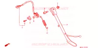 BEQUILLE LATERALE pour Honda VALKYRIE 1500 F6C TOURER de 1999