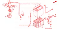 BATTERIE pour Honda CB 750 NIGHTHAWK de 2001