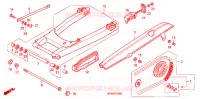 BRAS OSCILLANT pour Honda CB 750 NIGHTHAWK de 2001