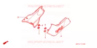 COUVERCLES LATERAUX pour Honda CB 750 NIGHTHAWK de 2001