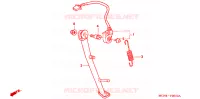 BEQUILLE LATERALE pour Honda CB 750 NIGHTHAWK de 2003