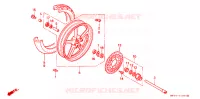 ROUE AVANT pour Honda CB 750 NIGHTHAWK de 1995