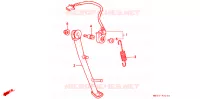 BEQUILLE LATERALE pour Honda CB 750 NIGHTHAWK de 1995