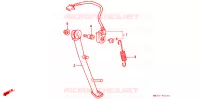 BEQUILLE LATERALE pour Honda CB 750 NIGHTHAWK de 1999